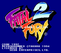 Fatal Fury screenshot 4 for Sega Genesis